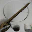 Adjustable Pendant Light Fixture, Industrial Swing Arm Hanging Light with Glass Shade, Dome Ceiling Pendant Light for Dining Room Living Room in Gold