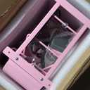 Hat Press, Hat Press Heat Machine for Caps, Hat Heat Press with 2 Platens and HTV Iron On for Vinyl, Sublimation, Heat Transfer (Pink)