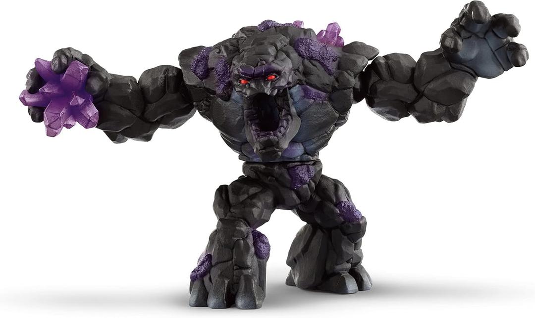 Schleich Eldrador Creatures - Shadow Stone Monster Toy with Movable Arms and Jaw - 9 Giant Beast Figurine with Rotating Body - Battle Stone Action Figure for Boys, Girls - Kids Ages 7+ | 70158