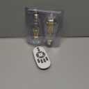 Vintage Remote Control LED Edison Light Bulbs- E26 Standard Base- Dimmable 4Watt(40W Equivalent)- Adjustable Color Temperature (2700K- 5000K)- No App or Wi-Fi Required- Remote Included- 2 Pack