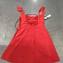 Princess Polly Women's Landon Mini Dress Red, Size: 4