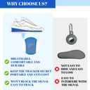 2 x Insoles for Airtag Hidden Holder, Airtag Case for Tracking Devise Steps and Shoes for Kids, Comfortable Securely Mounted Insert for Shoes (Blue, 175-190mm)