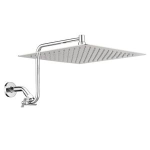 12 inch Adjustable Extension Arm High-pressure Rain Shower Head, Rain Fixed Shower Head