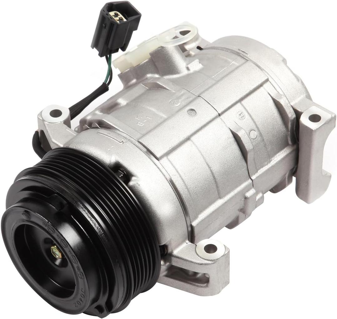 cciyu Air Conditioning Compressor 2007-2010 for Saturn Outlook 3.6L 2009-2012 for Chevrolet Traverse 3.6L AC Compressor for Car (2021784AM)