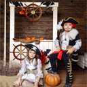 Tatuo 2 Pcs Ship Wheel Wall Decor Pirate Party Decorations Thin Flat Wooden Nautical Wall Art 2d Wood Beach Boat Cruise Ship Steering Wheel for Home Bedroom Decor(12 Inch)