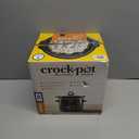 Crock-Pot 2-Quart Manual Slow Cooker, Feeds 2+ People, Great for Small Meals, Dips, & Sides; Removable Stoneware is Oven & Dishwasher Safe, Black