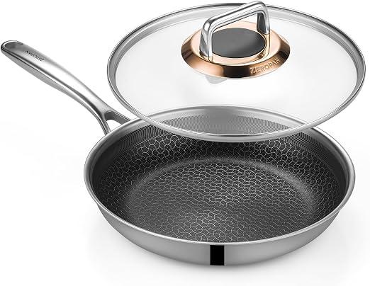 ZEROPAN Standard Series Hybrid Nonstick Frypan Set (3-Piece: 20cm, 26cm, 30cm) – PFAS-Free, Series: Standard Series