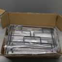 4-Tier-Spice-Rack-Organizer-for-Cabinet, Adjustable Depth Spice Holder Shelf For Countertop Pantry Cupboard, Metal Tiered Seasoning Organizer,Display Shelf Riser (Black-2 Pack)