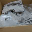 TOALLA_ Bath Towels_27x54_Pk 12_Light Grey Bath Towels (12-Pack, 27W X 54 L Inches) Light Grey Color- Cotton Towel for Gym, Bath, Spa, Shaving, Shampoo, for Daily use, Large