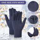 fauson Winter Gloves - 4 Pairs Winter Gloves Women Men Cold Weather Valentines Day Gifts for Her Womens Gloves