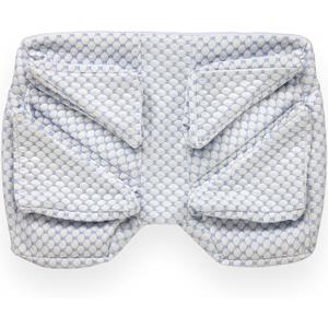 Wife Pillow Cover Only - Cooling Ice Pillowcase, All Around for Hot Sleepers. Pillowcase for Side, Stomach & Back, Neck & Shoulder -Cool Protector Soft Micro Cool2Cell Fabric - Machine Wash & Dryable (White/Blue)