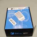 Earbay Wireless Headset, Bluetooth Headphones with Microphone Noise Canceling & USB Dongle, 50hrs Talk Time Headset with Mic Mute & Charging Dock for PC Computer Phone Teams Office Remote Work Call (Black Gold)