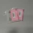 2 x 2 Pack Silicone Suction Cup Phone Case Mount Double-Sided, Hands-Free Strong Grip Holder for iPhone and Android, Sticky Phone Stand for Selfies and Videos, Tender Pink+Transparent