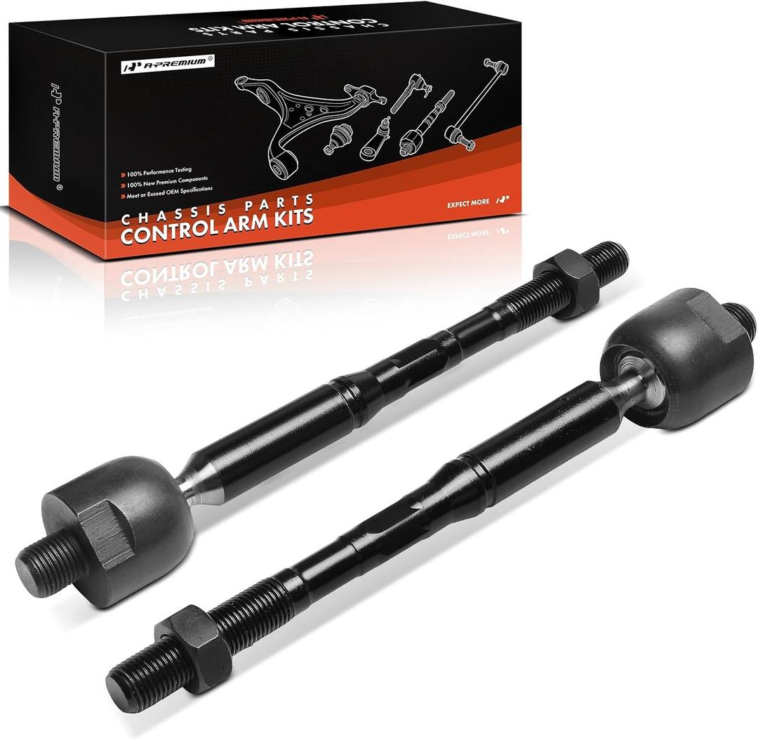 A-Premium 2 x Front Inner Tie Rod Ends, Compatible with Nissan Altima 2013-2018, Maxima 2016-2023