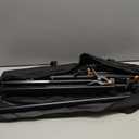 Photo Video Studio 10x7Ft (WxH) Adjustable Background Stand Backdrop Support System Kit with Carry Bag (Black)