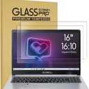 KEANBOLL 2-Pack 16 inch Laptop Tempered Glass Screen Protector for HP Dell Lenovo Asus Acer Samsung etc Laptop-(16 inch 16:10 Aspect Ratio)-Tempered Glass,Ultra Clear-2 Pack