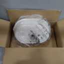 VORRINGARD Enameled Cast Iron Dutch Oven Pot with Dome Lid, Oval Bread Oven for Homemade Sourdough Bread Baking, Oven Safe up to 500F, 6 Quart, Blue