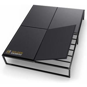 Golden Home Essentials Premium 10mm Full Size Bunkie Board (54" x 75") Slim Low-Profile Mattress Support Quiet, Moisture-Resistant, Lightweight Bed Board for Platform & Slatted Frames