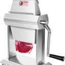 YBSVO Commercial Meat Tenderizer Machine - Heavy Duty Stainless Steel Manual Cuber with 40 Sharp Blades - Hand Crank Steak & Venison Tenderizing Tool for Butchers, Hunters & Kitchens (7" Wide Feed)