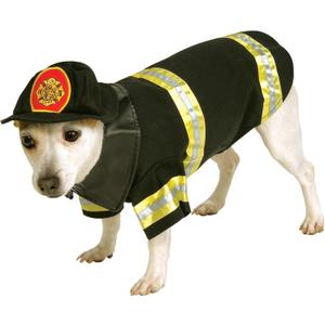 Rubie's Fire Fighter Pet Costume, Large 