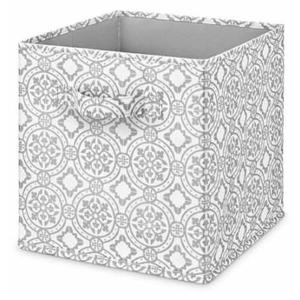 Whitmor Tile Collapsible Storage Cube, 11 in 