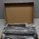 INGIORDAR Shoe Rack 4 Tier Long Storage Organizer Wide Metal Shoe Shelf for Closet Entryway Brown