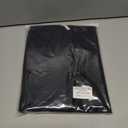 Womens Tops Dressy Casual Sheer Long Sleeve V Neck Shirts Loose Flowy Chiffon Business Work Blouses (Black, XXL)