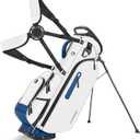 Findway 5 Way Golf Stand Bag, Upgraded Lightweight Golf Bag with Stand, Golf Club Bag with 7 Pockets Dual Strap and Rain Cover for Men Women