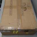 Ulif E12C Heavy Duty Closet Organizer SystemFreestanding Clothing Rack, Adjustable Garment Rack 71" W x 16" D x 76.5" H Holds 960 lbs, Black Rack with Black Dustproof Cover