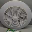 Orison Ceiling Fans with Lights, Low Profile Ceiling Fan with Lights and Remote, 6 Wind Speeds Smart Flush Mount Ceiling Fan for Bedroom, Kids Room and Living Room 19.7" (White)