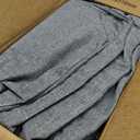 Outdoor Chair Cushions, Fade-Resistant & Water-Resistant, D Shaped Patio Furniture Seat Chair Pads Replacement with Ties, Non-Slip Bottom, Removable Cover, Set of 6, 18.5 x 16 Inch, Dark Grey, 18.5" x 16" 6 Pack