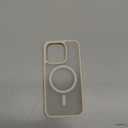 SUPFINE Magnetic for iPhone 15 Pro Case (Compatible with MagSafe) (Military Grade Drop Protection) Slim Translucent Matte Shockproof with Anti-Fingerprint Phone Case,Antique White