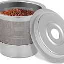 2 Pack Reusable Pods for Ninja Dual Brew Coffee Maker, Stainless Steel Reusable K Pod Permanent K Cups Filters Coffee Accessories Compatible with Ninja CFP101 & Ninja PB051 Coffee Maker