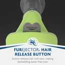 FURminator Small Dog Undercoat deShedding Tool, Short Hair, Reduces Loose Hair from Shedding