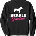 Beagle Grandma Funny Beagle Lover Gift Outfit Sweatshirt, S