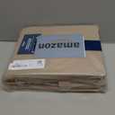 Bedsure 100% Washed Cotton Duvet Cover King Size - Light Brown Minimalist Cotton Duvet Cover Linen Like for All Seasons - GentleSoft Plain Simple Bedding, 3 Pieces (Light Brown, King, 104"x90")