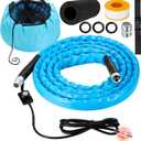 Heated Water Hose For Rv 60 Ft,45  Antifreeze Heated Drinking Garden Water Hose, Electrically Heated Garden Hoses, Rv, Camper