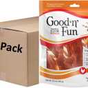 Good n Fun Triple Flavor Wings Chews for All Dogs, 12 Ounces, Treat Your Dog to Long-Lasting Chews Made with Chicken, Pork Hide and Beef Hide (EXP 02/24/28)