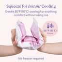 PurComfy 2-in-1 Postpartum Pads, Absorbent Instant Perineal Ice Pads for Women with Mom Pain Relief and Postpartum Recovery Care, 10 Count (Extra Large)