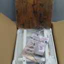 AGTEK 3 Tier Rolling Utility Cart Organizer with Drawer, Metal Craft Cart with Wheels for Bathroom, Kitchen, Office, Nursery Diaper, White