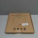 Digital Bathroom Scale for Body Weight: High-Precision 4-Sensor Accuracy, LED Display, 400lb/180kg Capacity, Safe Rounded Corners, Batteries Included