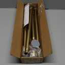 YNL Shower Curtain Rod 34-82 Inches (2.8-6.8 Ft) Adjustable Spring Shower Rod No Drilling, Non-Slip, Never Rust, Stainless Steel, Suitable for Bathroom Window Living room, Gold