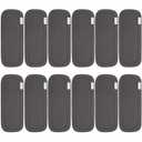 Wegreeco Reusable Soft 5 Layers 12 Pack Charcoal Inserts for Baby Cloth Diaper,High Absorbing Washable Liners (Grey)