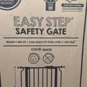 Regalo Safety 29-38.5" Baby Gate for Doorways & Bottom of Stairs, Pressure Mounted Baby Gate with Door for Babies, Toddlers & Pets, Tested & Safe for 30 Years, American Designed, American Owned, White