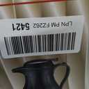 Winco 64oz Insulated Beverage Server, Push Button, Black Swirl