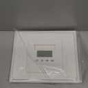 Digital Timed Lock Box, Medicine Locker, Phone Jail Timer, Clear Lock Box, Locking Time Snack Container with 2 Modes, 3.6 Gallons, Kitchen Clear Lockable Safe Box, 11.9x 9.3x 7.6 in, White