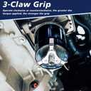 6 Pack Universal Oil Filter Wrench Adjustable, 3 Jaw Oil Filter Removal Tool Set for 2-1/2'' to 4-9/16'' 64mm - 116mm, 2 Way Efficient Ratcheting Wrench for Car Truck Motorcycle Maintenance