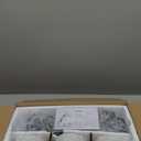 Dimmable Floor Lamp, Tall Standing Lamp with Linen Shade, Industrial Tree Floor Lamps for Living Room Bedroom Office, 3 x 1000LM LED Bulbs Included