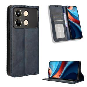 Kukoufey Compatible with Xiaomi Redmi Note 13R Pro 5G Leather Case,Flip Leather Wallet Cover Compatible with Xiaomi Redmi Note 13R Pro 5G 2311FRAFDC Case Blue