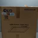 2X2 FT Edge-Lit Frame Upgraded Version LED Panel Lights,5CCT Selectable 3000K-6500K, 2600/3900/5200LM,20W/30W/40W Switch, Grid Drop Ceiling Lights,0-10V Dimmable, Damp Rated,100-277V,ETL Listed 6Pack